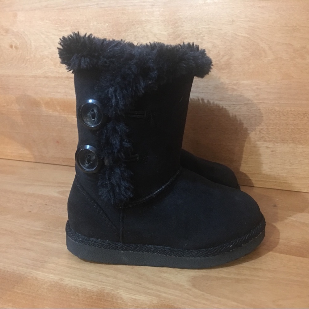 Black Toddler Winter Boots Target Brand Size 7